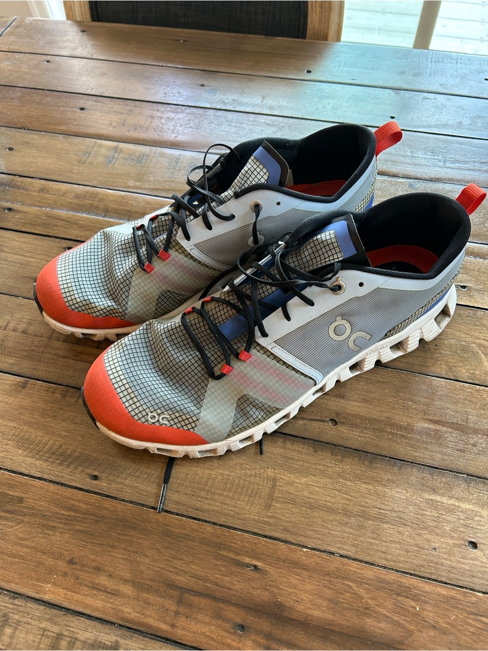 Men’s On Cloud X Sneakers Orange Blue 12